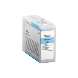CARTUCCIA PLOTTER COMPATIBILE (C13T850500, T8505) PER EPSON SURECOLOR SC-P800 (80ML) CIANO LIGHT