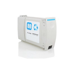 CARTUCCIA PLOTTER COMPATIBILE (C4846A, 80) PER HP DESIGNJET 1050C (350ML) CIANO