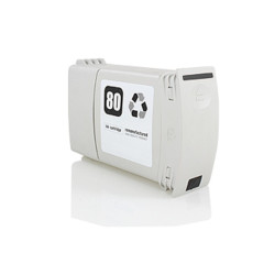 CARTUCCIA PLOTTER COMPATIBILE (C4871A, 80) PER HP DESIGNJET 1050C (350ML) NERO