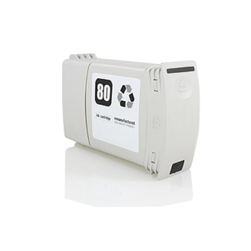 CARTUCCIA PLOTTER COMPATIBILE (C4871A, 80) PER HP DESIGNJET 1050C (350ML) NERO