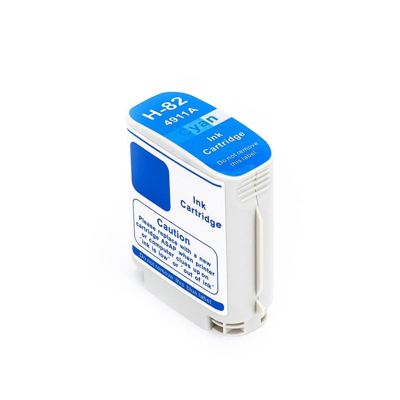 CARTUCCIA PLOTTER COMPATIBILE (C4911A, 82) PER HP DESIGNJET 120 (69 ML) CIANO