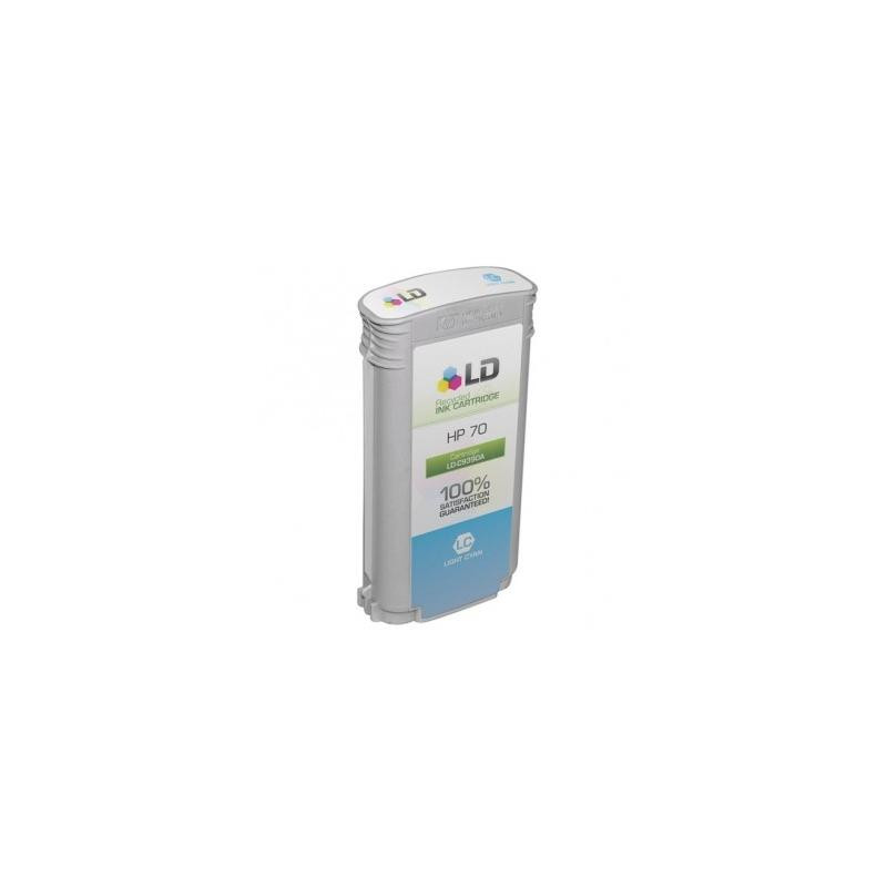 CARTUCCIA PLOTTER COMPATIBILE (C9390A, 70) PER HP DESIGNJET Z2100 (220ML) CIANO LIGHT