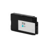 CARTUCCIA PLOTTER COMPATIBILE (CZ130C, 711) PER HP DESIGNJET T120 (29ML) CIANO