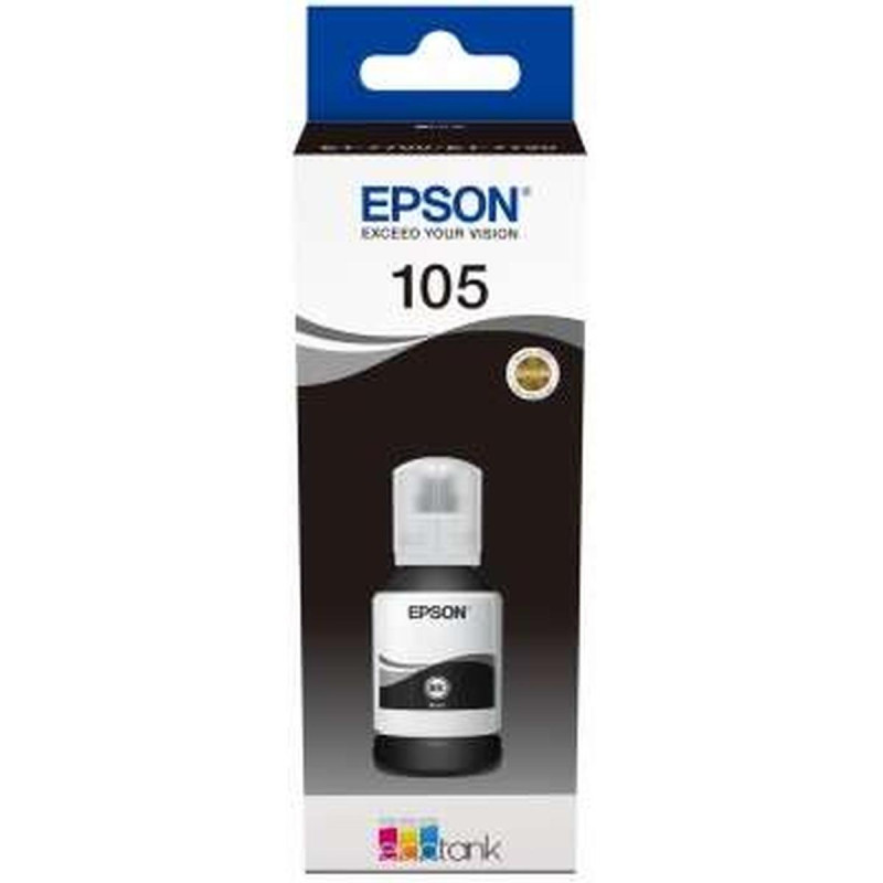INCHIOSTRO ORIGINALE (105, C13T00Q140) EPSON ECOTANK ET-7700 | NERO