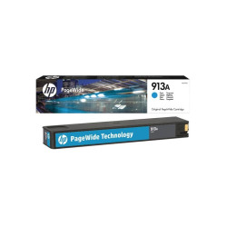 CARTUCCIA ORIGINALE (913A, F6T77AE) HP PAGEWIDE PRO 352DN (3K) CIANO