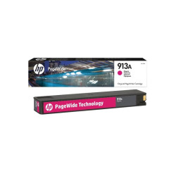 CARTUCCIA ORIGINALE (913A, F6T78AE) HP PAGEWIDE PRO 352DN (3K) MAGENTA