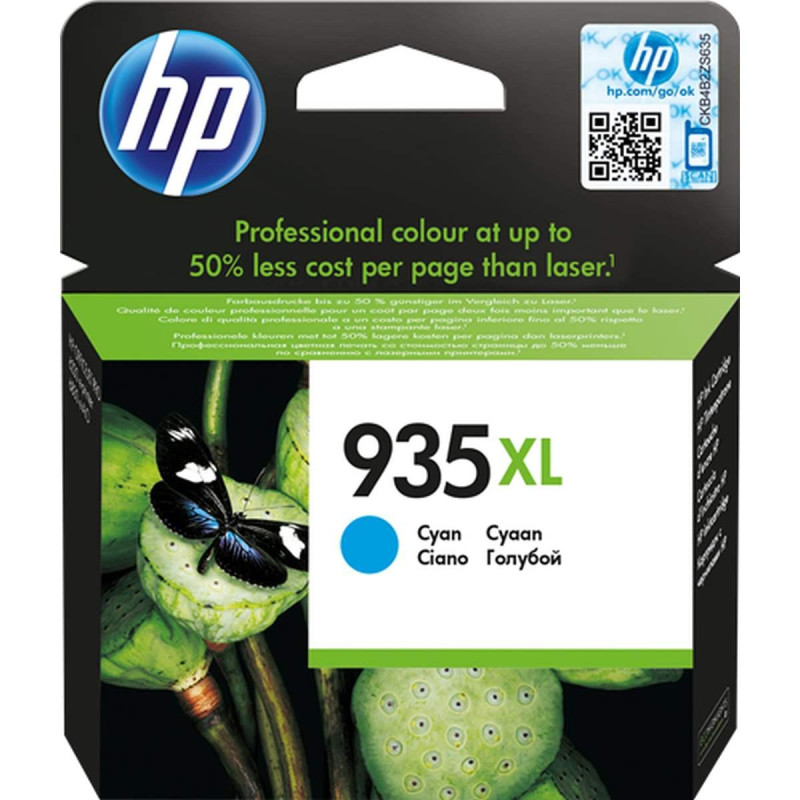CARTUCCIA ORIGINALE (935XL, C2P24AE) HP OFFICEJET PRO 6830 (825PAG) CIANO XL