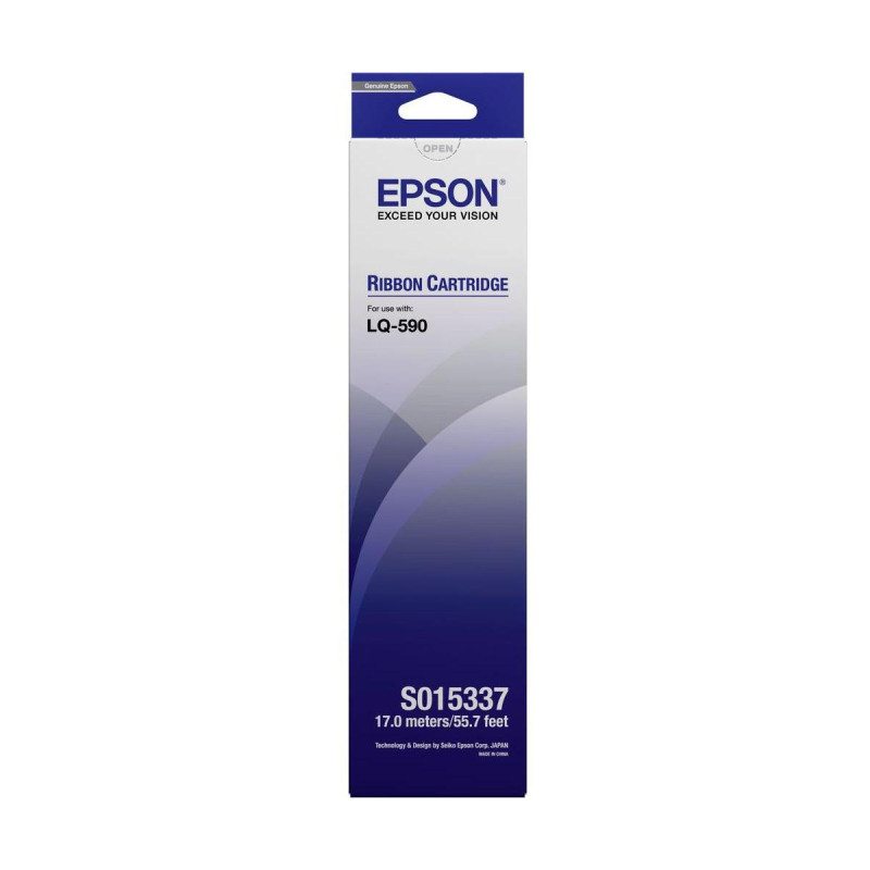 NASTRO ORIGINALE EPSON FX890, LQ590 (C13S015329) 12,7MM*12MM