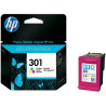 CARTUCCIA ORIGINALE (301, CH562E) HP DESKJET 1010 (165 PAG.) COLORE