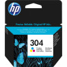 CARTUCCIA ORIGINALE (304, N9K05AE) HP DESKJET 3720 (100PAG) COLORE