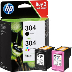 MULTIPACK ORIGINALE (302, 304, B82L1AE, X4D37AE, 3JB05AE) HP DESKJET 3720 (NERO+COLORI)