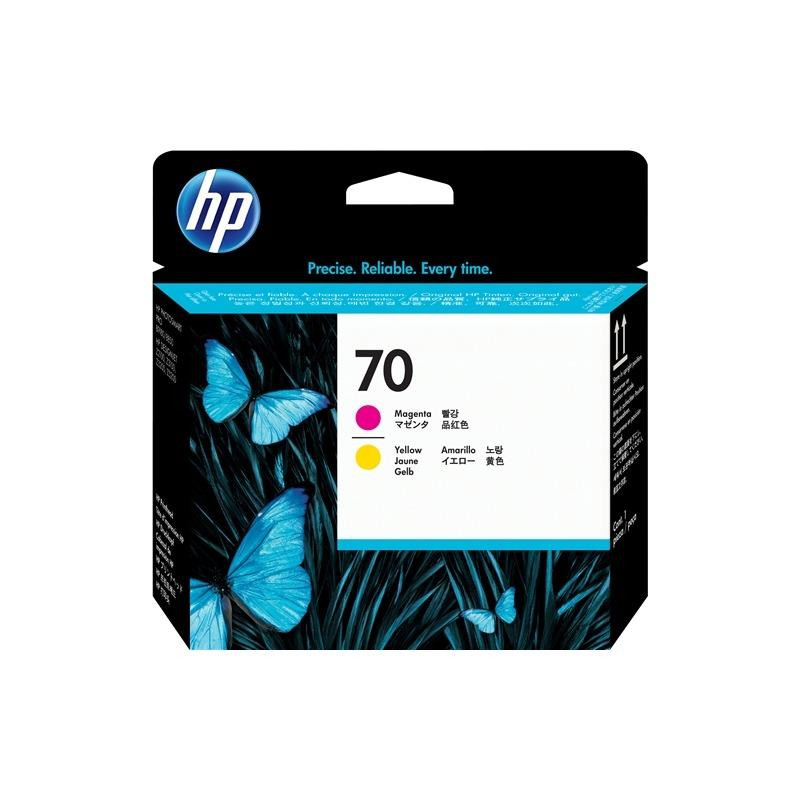 TESTINA DI STAMPA ORIGINALE GIALLO / MAGENTA HP 70 - C9406A