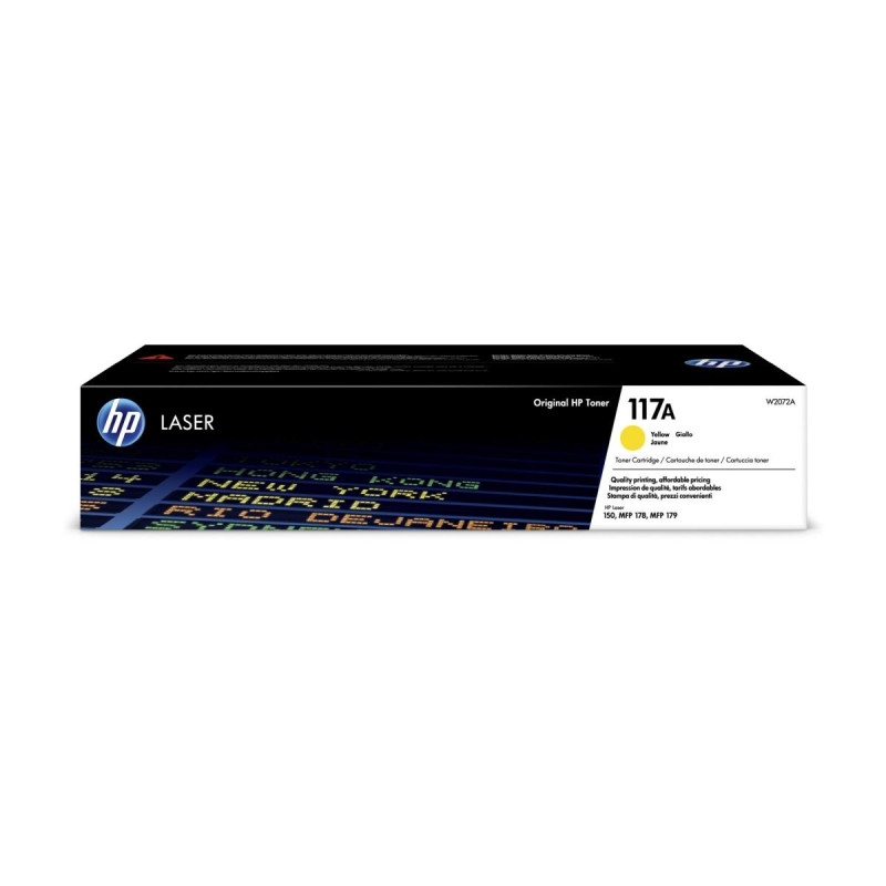 TONER ORIGINALE (W2072A, 117A) HP COLOR LASER MFP 178NW (0,7K) GIALLO