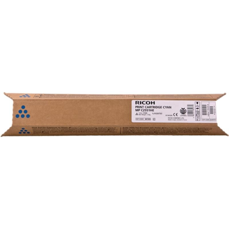 TONER ORIGINALE (841505, 842064) RICOH MP C2551 (9,5K) CIANO