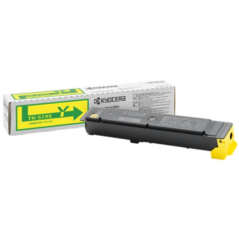 TONER ORIGINALE (TK-5195Y, 1T02R4ANL0) PER KYOCERA TASKALFA 306CI (7K) GIALLO