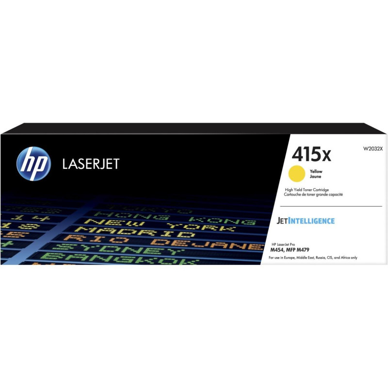 TONER ORIGINALE (W2032X, 415X) HP COLOR LASERJET PRO M454DW (6K) GIALLO