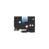 NASTRO COMPATIBILE LAMINATO BIANCO SU BLU (12MM X 8M) PER BROTHER TZE-535