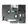 NASTRO COMPATIBILE LAMINATO BIANCO SU NERO (12MM X 8M) PER BROTHER TZE-335