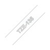 NASTRO COMPATIBILE LAMINATO BIANCO SU TRASPARENTE (12MM X 8M) PER BROTHER TZE-135