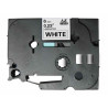 NASTRO COMPATIBILE LAMINATO NERO SU BIANCO (6MM X 8M) PER BROTHER TZE-211