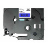NASTRO COMPATIBILE LAMINATO NERO SU BLU (12MM X 8M) PER BROTHER TZE-531