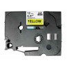 NASTRO COMPATIBILE LAMINATO NERO SU GIALLO (12MM X 8M) PER BROTHER TZE-631