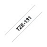NASTRO COMPATIBILE LAMINATO NERO SU TRASPARENTE (12MM X 8M) PER BROTHER TZE-131