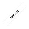 NASTRO COMPATIBILE LAMINATO NERO SU TRASPARENTE (9MM X 8M) PER BROTHER TZE-121