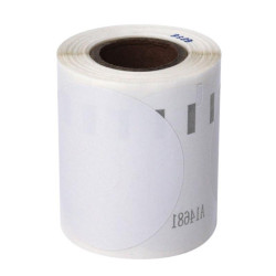 ETICHETTE BIANCHE COMPATIBILI DYMO (S0719250, 14681) (F.TO CD) DIAM. 57MM 160 ETICHETTE