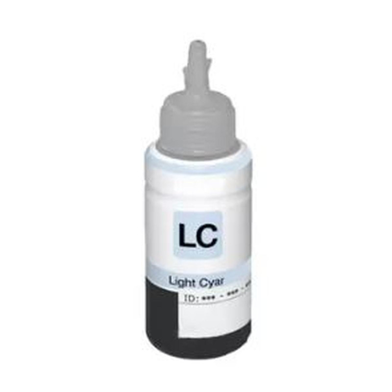 INCHIOSTRO COMPATIBILE (T6735, C13T67354A) PER EPSON ECOTANK L800 (70ML) LIGHT CIANO