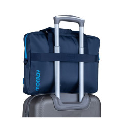 BORSA NGS PER PORTATILE 15,6" IMBOTTITURA INTERNA - 2 SCOMPARTI E TASCA ESTERNA - COLORE BLU