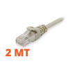 CAVO DI RETE RJ45 CAT.6 TUBO FLESSIBILE 2M