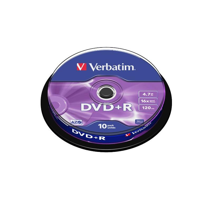 VERBATIM DVD+RW RISCRIVIBILE 4X4.7GB (10PZ)