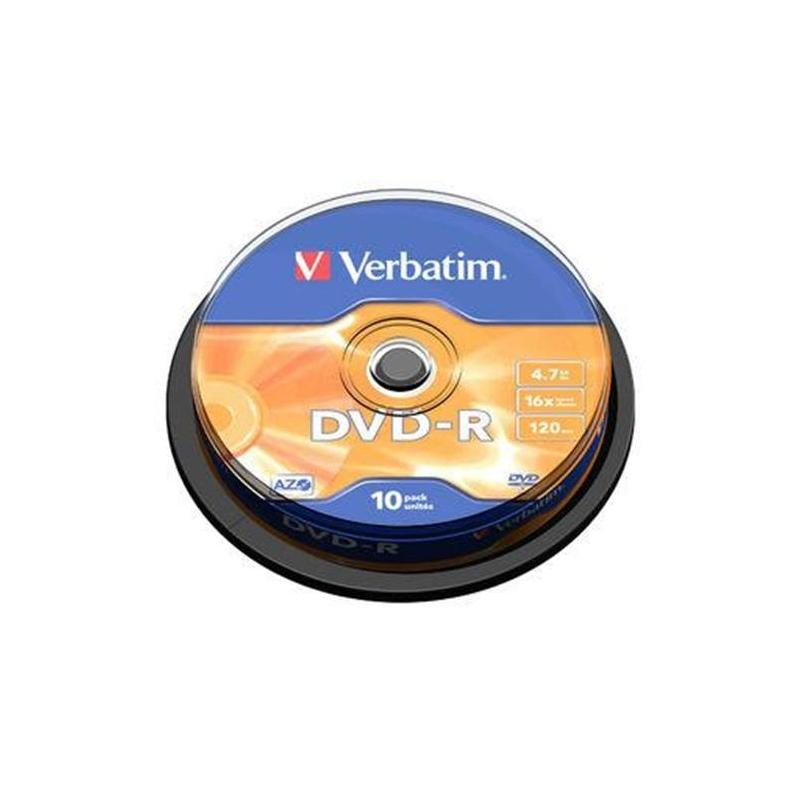 VERBATIM DVD-R 16X 4.7GB (10PZ)