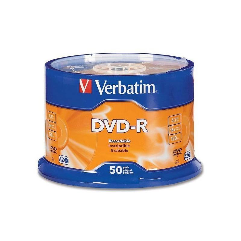 VERBATIM DVD-R 16X 4.7GB (50PZ)