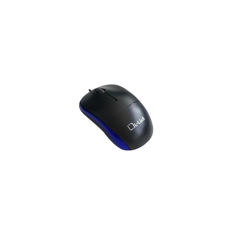 MOUSE L-LINK LL-2080-N RATON OPTICO USB NERO/BLUE 1.2M