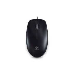 MOUSE LOGITECH RATON OPTICO USB B100 OEM 1.8M 800DPI NEGRO