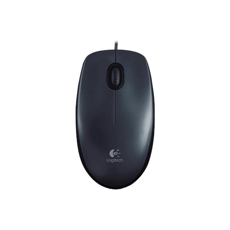 MOUSE OTTICO USB LOGITECH 910-005003 M100 3 PULSANTI 1,8 M GRIGIO