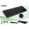 TASTIERA PRAVIX ERGONOMICA SLIM CON CAVO USB