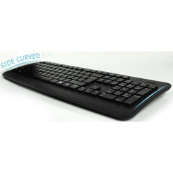 TASTIERA PRAVIX ERGONOMICA SLIM CON CAVO USB