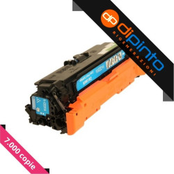 TONER COMPATIBILE (CE251A, 723C) PER HP LASERJET COLOR CP3525 / CANON LBP7700 (7K) CIANO