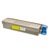 TONER COMPATIBILE (44315305) PER OKI C610N (8K) GIALLO