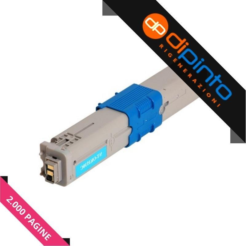 TONER COMPATIBILE (44469706) PER OKI C300DN, C310DN (2K) CIANO