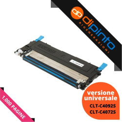 TONER COMPATIBILE (CLT-C4092S, CLT-C4072S, SU005A, ST944A) PER SAMSUNG CLP310, CLP325 (1K) CIANO