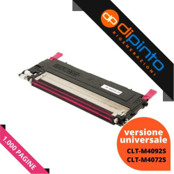 TONER COMPATIBILE (CLT-M4092S, CLT-M4072S, SU272A, SU262A) PER SAMSUNG CLP310, CLP325 (1K) MAGENTA