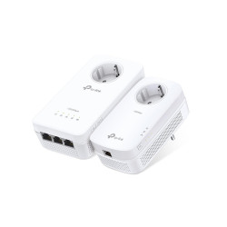 TP-LINK KIT POWERLINE WIFI AC GIGABIT AV1300 - SPINA INTEGRATA - 3 PORTE GIGABIT ETHERNET - DUAL BAND FINO A 1200 MBPS