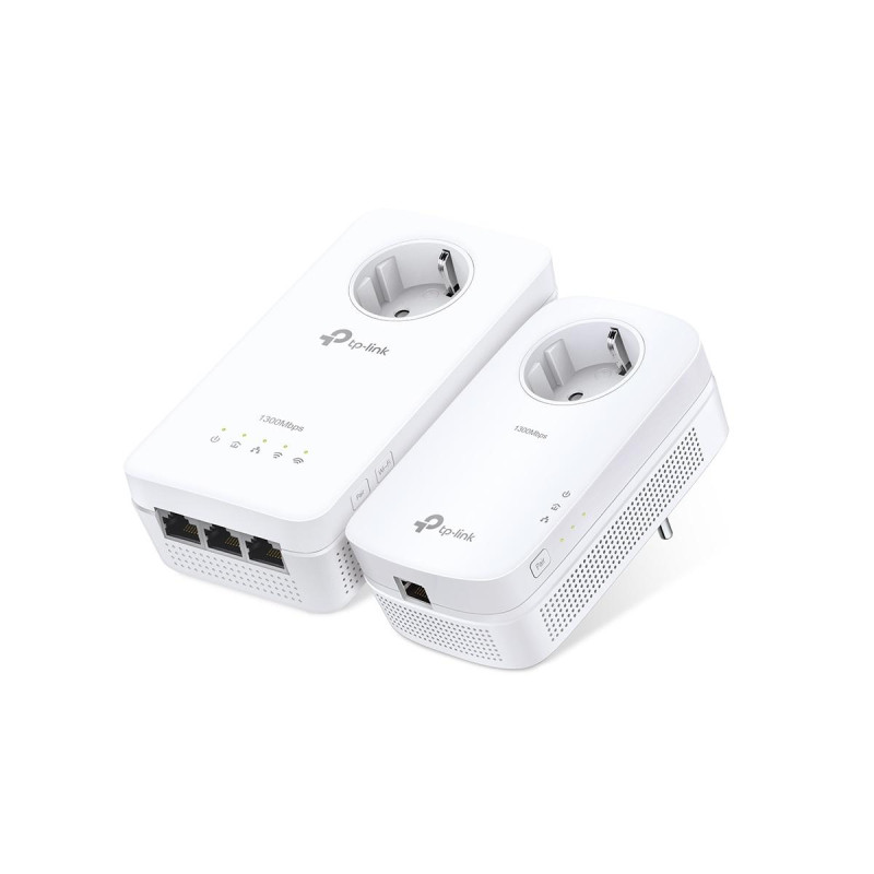 TP-LINK KIT POWERLINE WIFI AC GIGABIT AV1300 - SPINA INTEGRATA - 3 PORTE GIGABIT ETHERNET - DUAL BAND FINO A 1200 MBPS