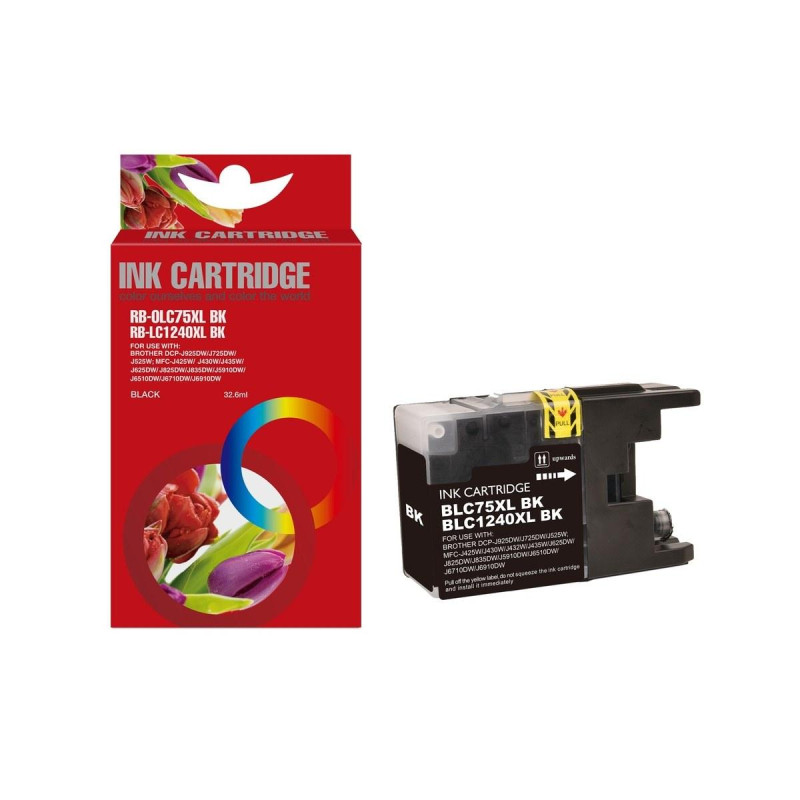 CARTUCCIA COMPATIBILE (LC-1240BK) PER BROTHER DCP-J525W (36ML) NERO