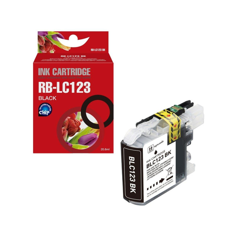 CARTUCCIA COMPATIBILE (LC-123BK) PER BROTHER DCP-J132W | NERO