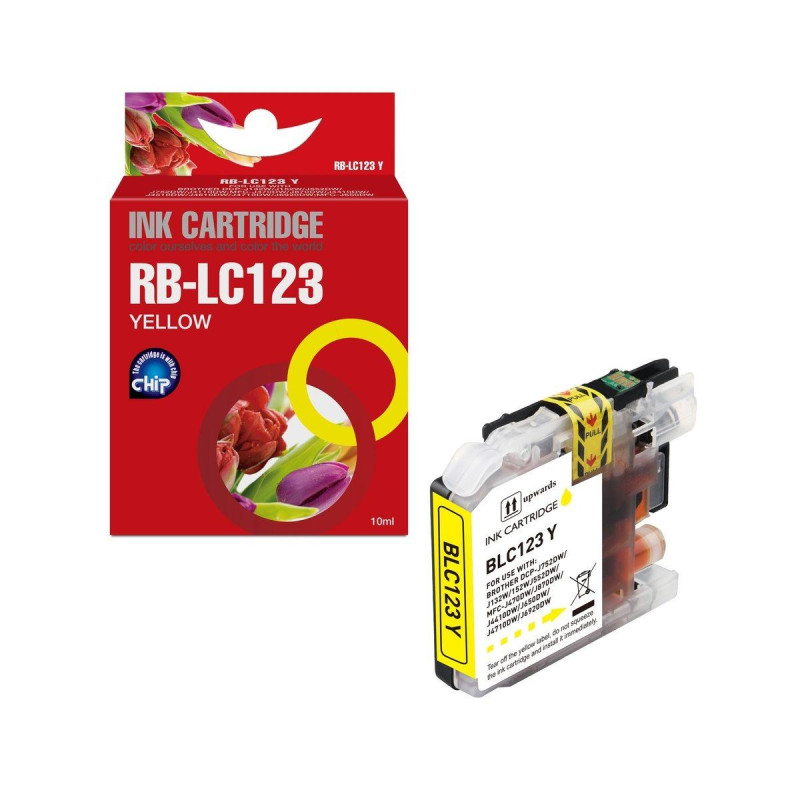 CARTUCCIA COMPATIBILE (LC-123Y) PER BROTHER DCP-J132W | GIALLO